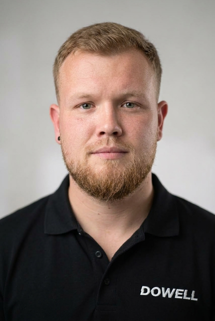 Ash Dowell, founder of Dowell Plumbing Gas Air
